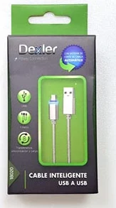 DEXLER Universaalne mikro-USB-andmeside ja kiire laadija kaabel 1M koos laadimisindikaatoriga