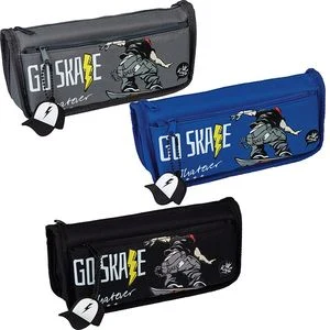 Penālis "Go skate" 21x10x5,5cm assorti