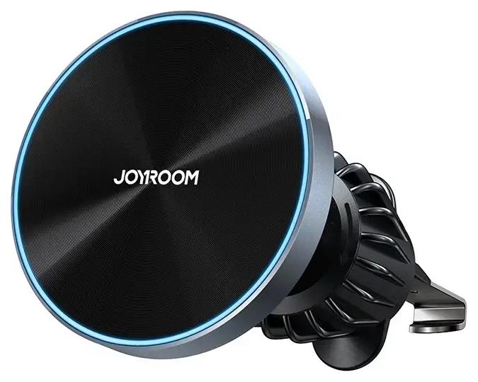 Joyroom magnetinis laikiklis 15W belaidis įkroviklis oro ventiliacijos angai, juodas (JR-ZS240)