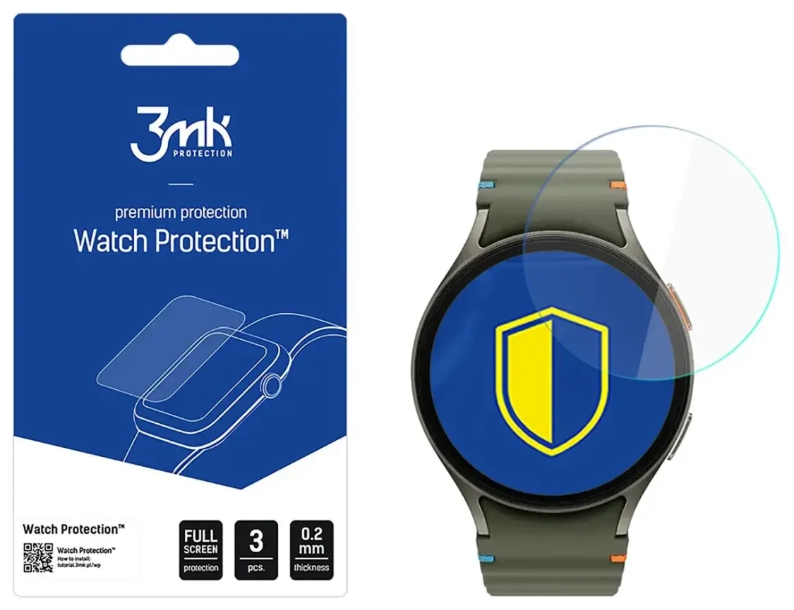 Tempered Glass 3mk Watch Protection FlexibleGlass for Samsung Galaxy Watch 7 (40mm)
