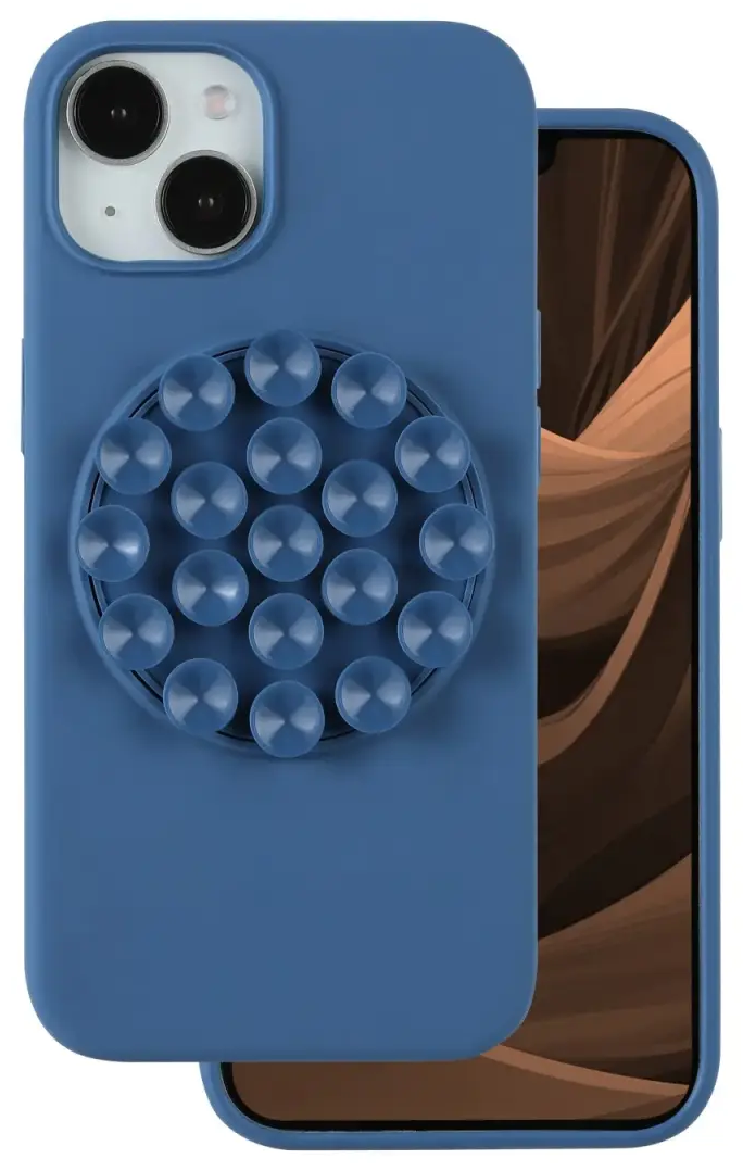 Silicone Stick maciņš telefonam iPhone 15 zils