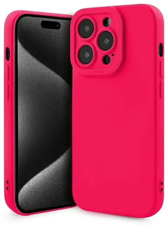 Fusion Softy izturīgs silikona aizsargapvalks Apple iPhone 7 | 8 | SE 2020 | SE 2022 fuksija