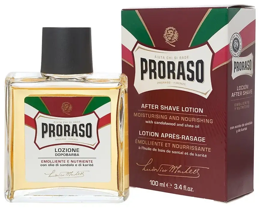 Proraso Moisturising and Nourishing After Shave Lotion 100ml