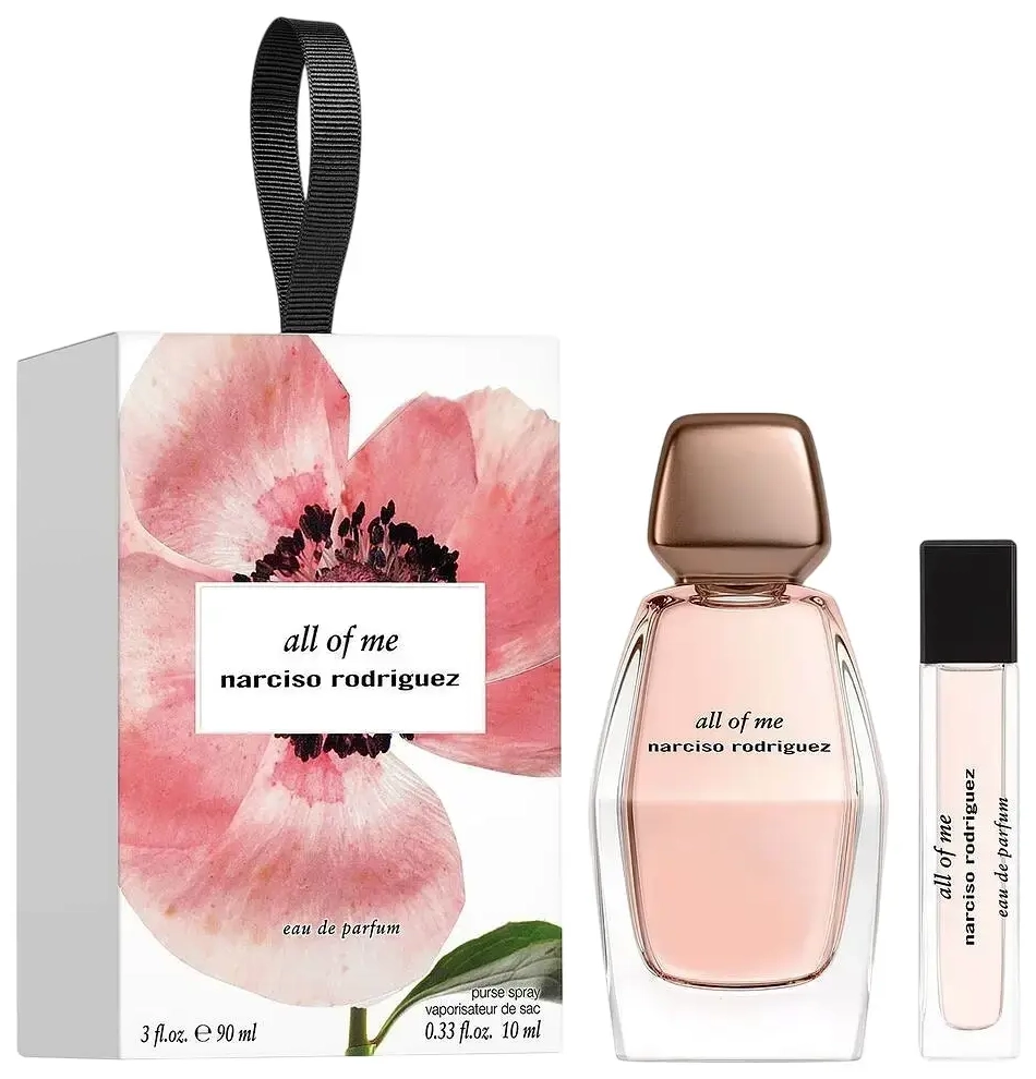 Set Narciso Rodriguez: All Of Me, Eau De Parfum, For Women, 90 ml + All Of Me, Eau De Parfum, For Women, 10 ml