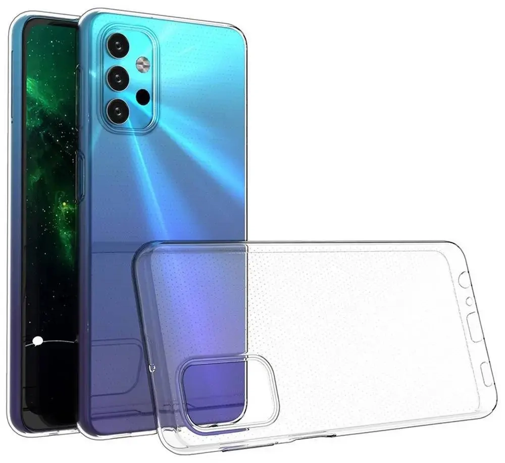 Fusion Ultra Back Case 2 mm izturīgs silikona aizsargapvalks Samsung A325 Galaxy A32 4G caurspīdīgs