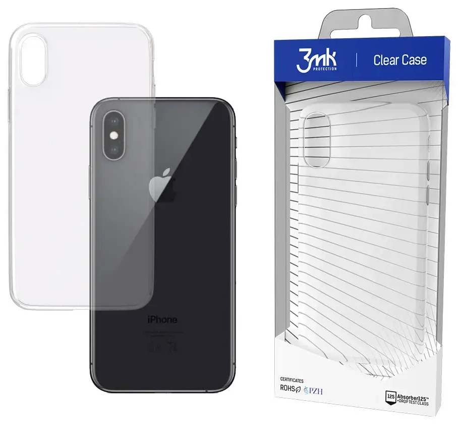Apple iPhone X - 3mk Clear Case