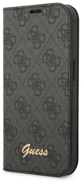 Guess PC|TPU 4G Metal Camera Outline Book Case for iPhone 14 Pro Max Black