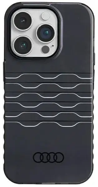 Audi IML MagSafe Case iPhone 14 Pro 6.1" czarny|black hardcase AU-IMLMIP14P-A6|D3-BK