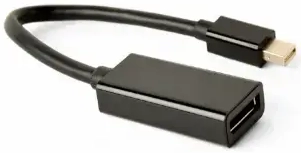 Gembird Mini DisplayPort Male to DisplayPort Female черный