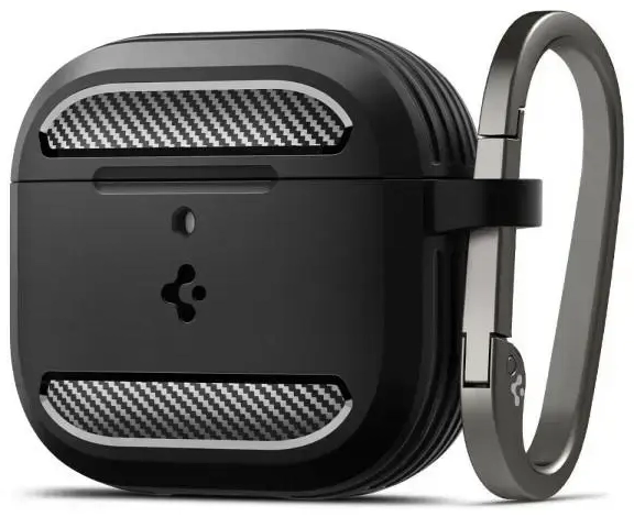 Spigen Rugged Armor AirPods 4 czarny|matte black ACS08642