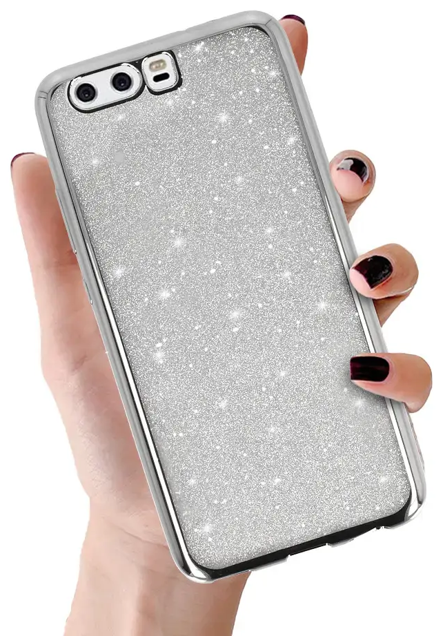 Elektro Glitter Case for HUAWEI P10 SILVER