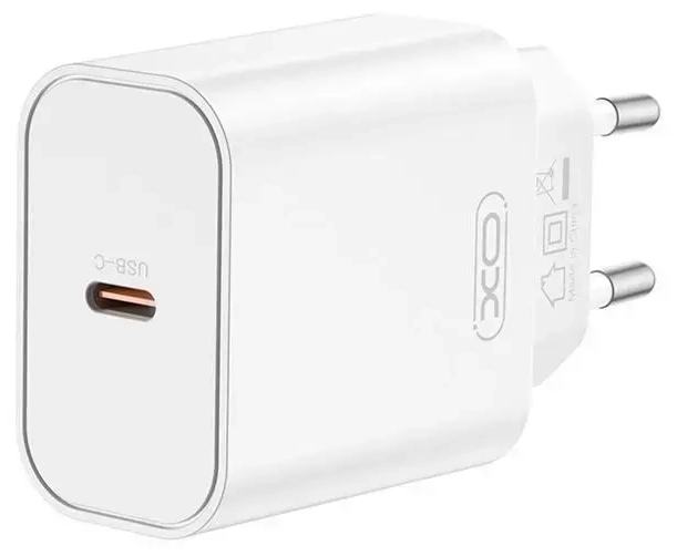 XO võrgulaadija | 20W | PD | USB-C | valge
