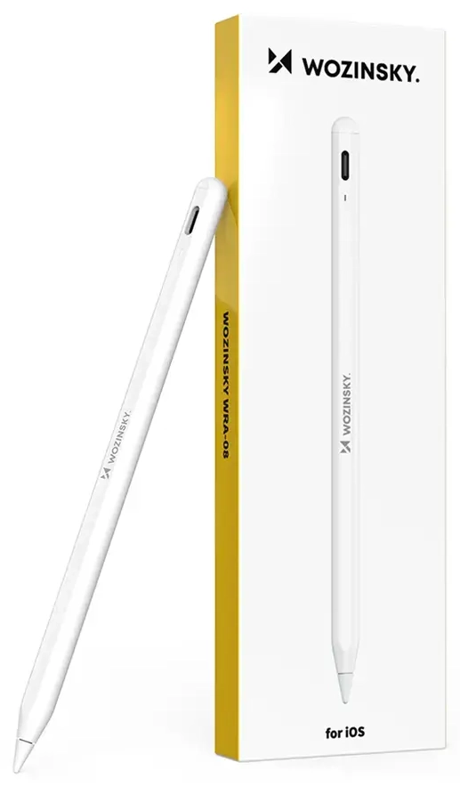 Wozinsky WRA-08 Stylus for iPad USB-C Fast Charging - White