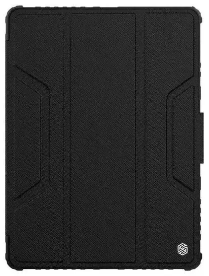 Nillkin bumper magnet case grāmatveida maks planšetdatoram Apple iPad 10.2 A2200 | A2198 | A2232 2019|2020|2021 melns