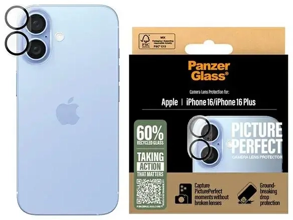 PanzerGlass PicturePerfect Lens Protector iPhone 16 6.1" | 16 Plus 6.7" 1279