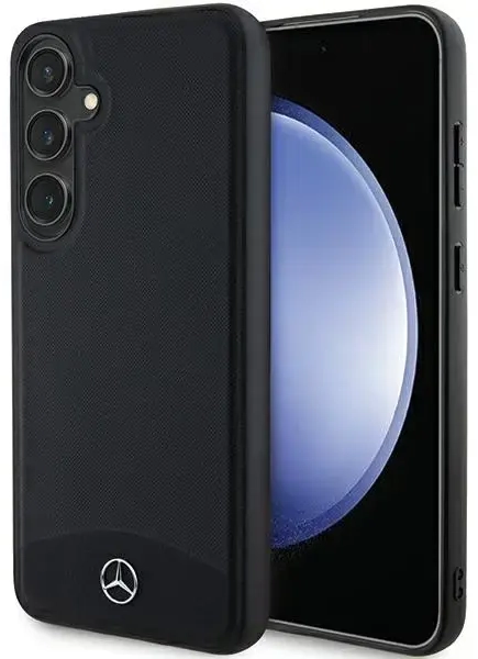 Mercedes MEHMS24S23RBARK S24 S921 czarny|black hardcase Leather Textured & Plain MagSafe