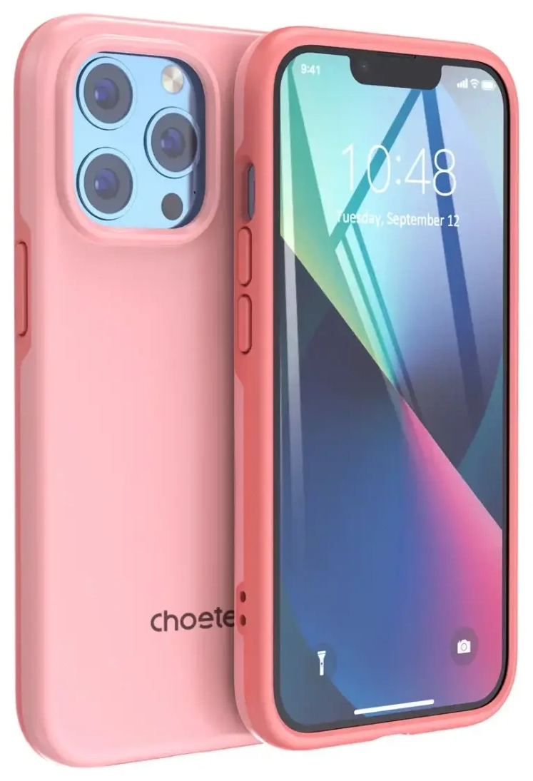 Choetech MFM Anti-drop case Made For MagSafe for iPhone 13 Pro pink (PC0113-MFM-PK)