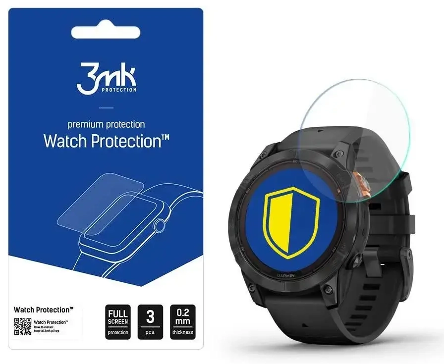 Garmin Fenix ââ7 Pro Solar - 3mk Watch Protectionâ¢ v. FlexibleGlass Lite