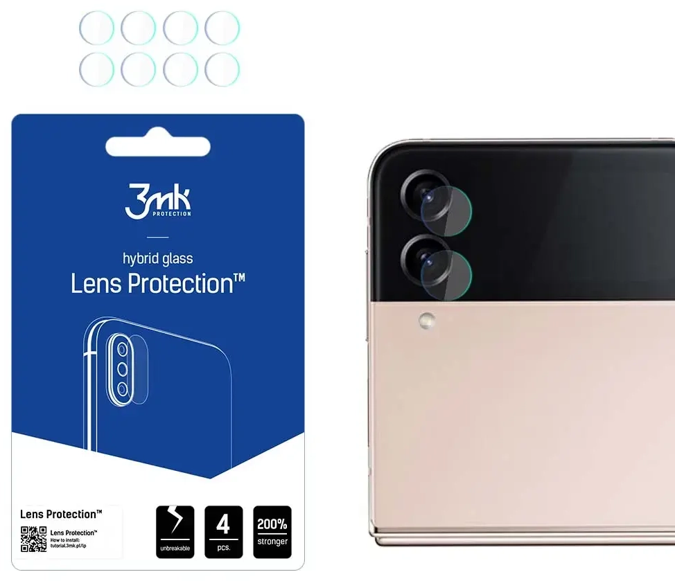 3mk Lens Protection Samsung Galaxy Z Flip4 (front)