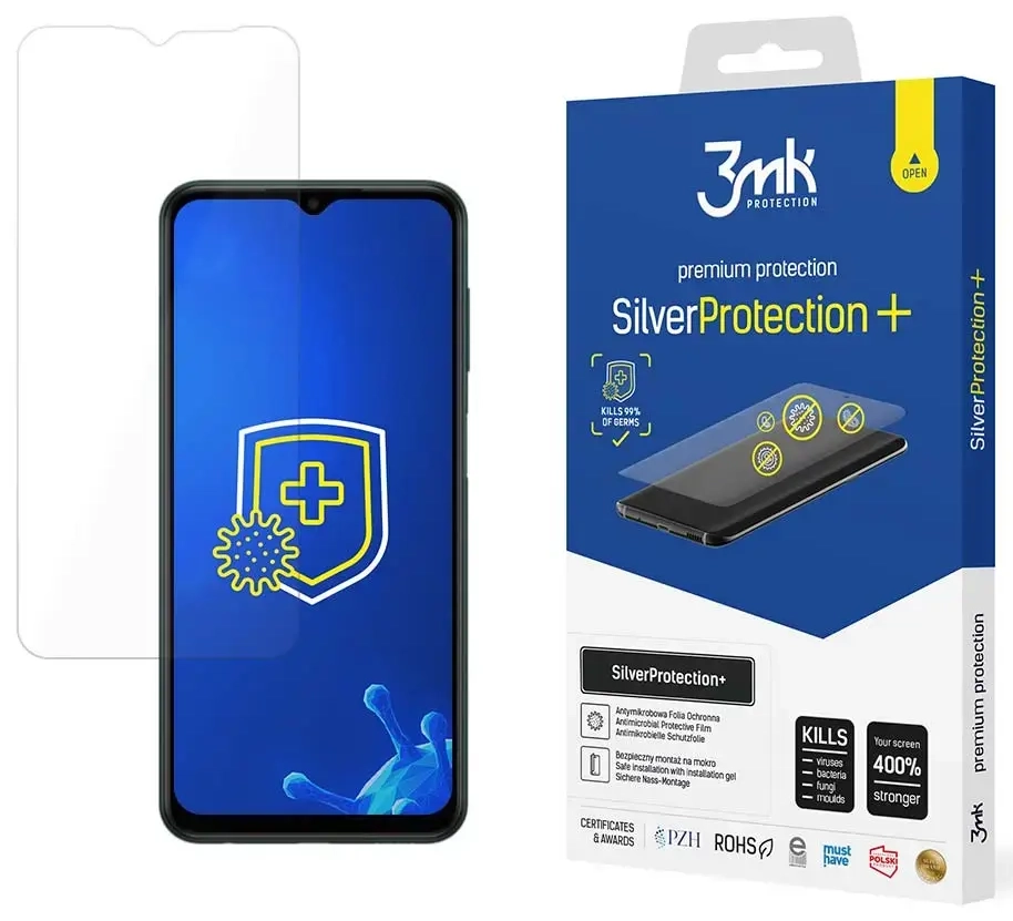 3mk SilverProtection+ aizsargplēve telefona ekrānam Samsung Galaxy M13 4G (M135)