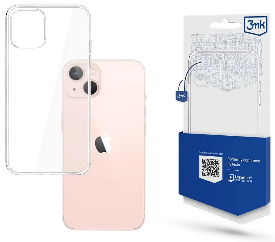 3mk Clear Case silikoninis telefono dėklas Apple iPhone 14 Max