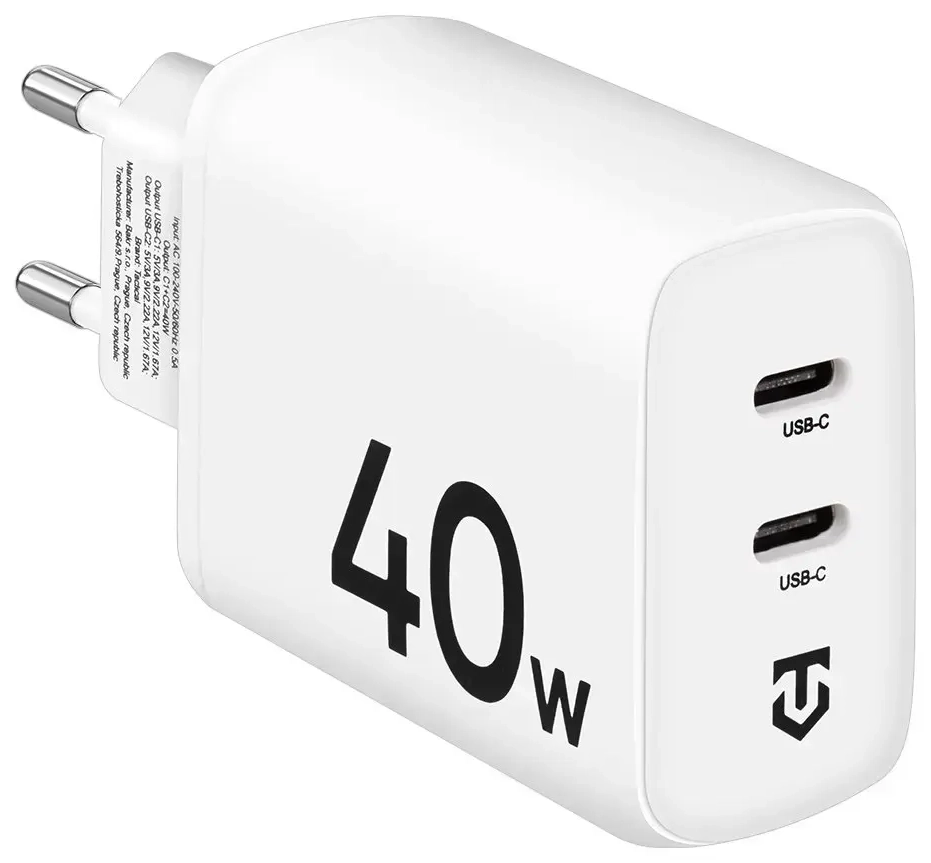 Tactical Base Plug tīkla lādētājs | 40W | USB-C | balts