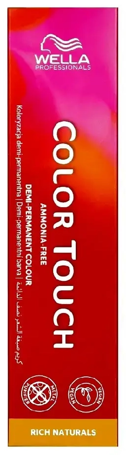 Wella Professionals Color Touch Rich Naturals 60 Ml Ammnia Mentes Festék 7/89 Medium Blonde/Pearl Violet