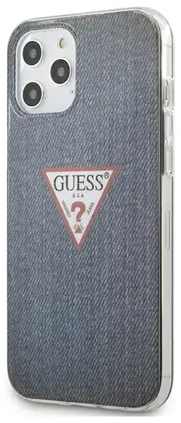 Guess GUHCP12LPCUJULDB iPhone 12 Pro Max 6,7"  granatowy|dark blue hardcase Jeans Collection