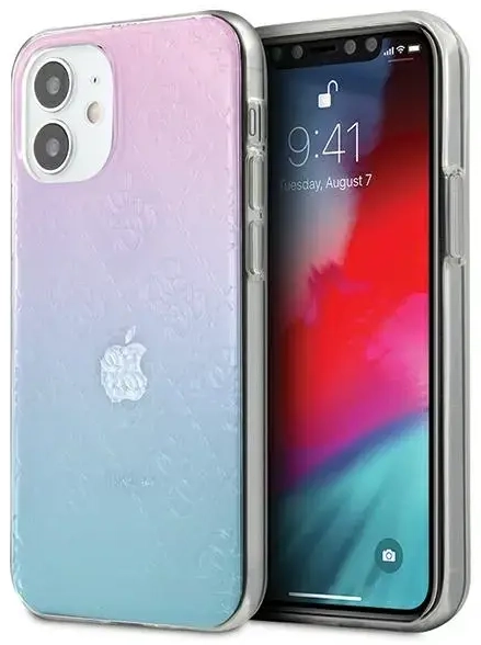GUHCP12S3D4GGBP Guess 3D Raised Cover for iPhone 12 mini 5.4 Gradient Blue