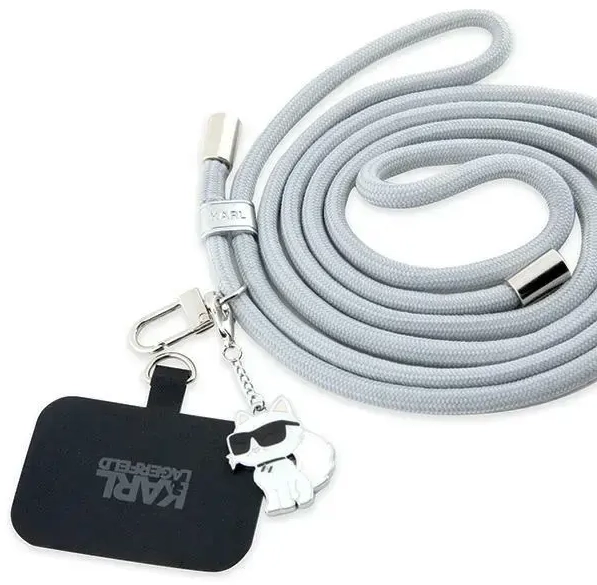 Karl Lagerfeld KLUCNMSCKIG Universal CBDY Cord pasek szary|grey
