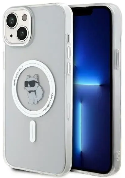 Karl Lagerfeld KLHMP15MHFCCNOT iPhone 15 Plus | 14 Plus 6.7" transparent hardcase IML Choupette MagSafe