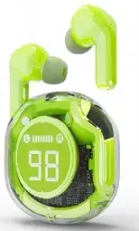 Austiņas Gembird Transparent TWS in-ears Green