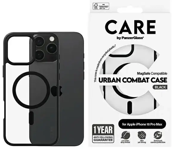 CARE by PanzerGlass Flagship Urban Case iPhone 16 Pro Max 6,9" MagSafe 1360