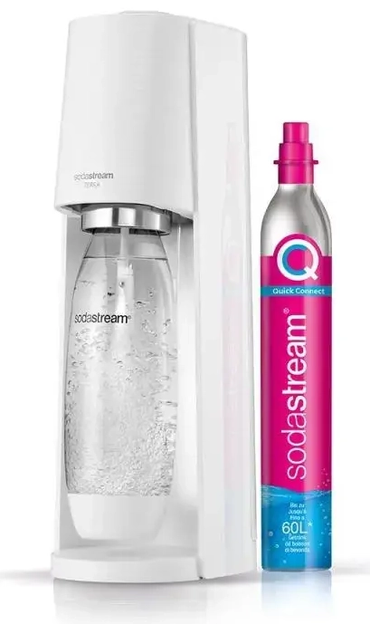 SodaStream Soda Maker Terra white QC with CO2 & 1L PET bottle (1012811410)