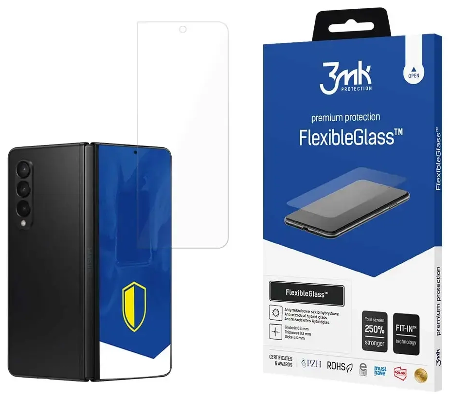 3mk FlexibleGlass™ aizsargstikls telefonam Samsung Galaxy Z Fold 5 (Front)
