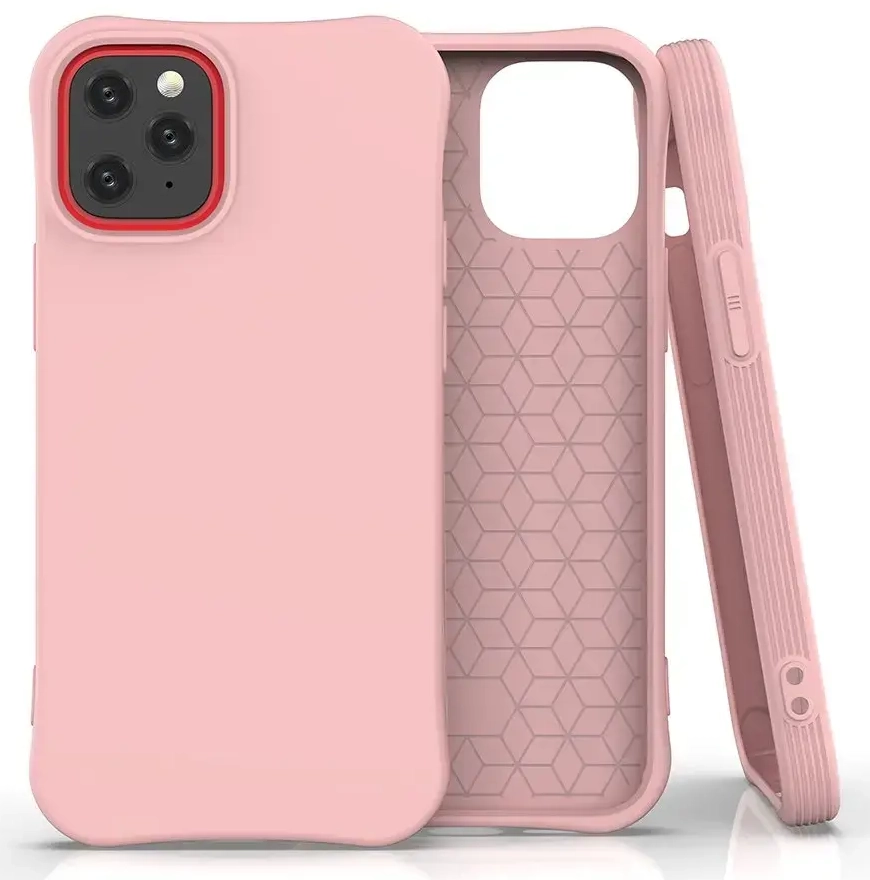 Fusion Solaster Back Case Silicone Case For Apple iPhone 12 Pro Max Pink