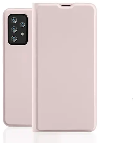 Fusion Smart Soft grāmatveida maks Samsung A336 Galaxy A33 5G Gaiši Rozā