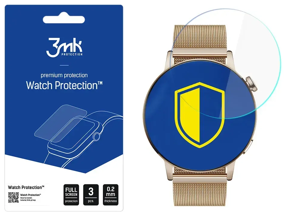Huawei Watch GT 3 42mm - 3mk Watch Protection™ v. ARC+ screen protector