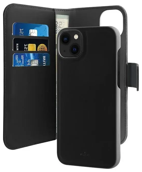 Puro Wallet Detachable iPhone 14 Plus 6,7" 2w1 czarne|black IPC1467BOOKC3BLK