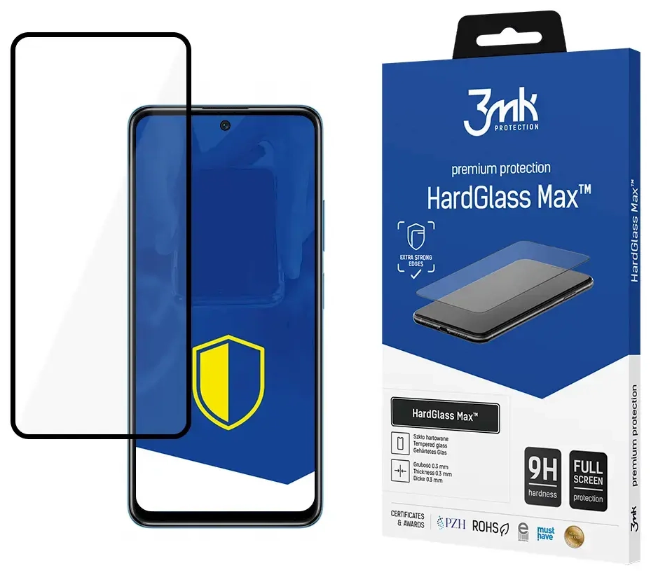 Xiaomi POCO M4 Pro 5G Black - 3mk HardGlass Max™ screen protector