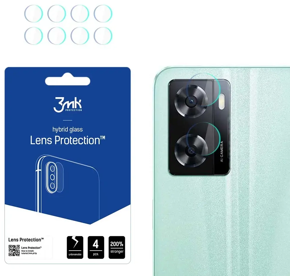 Oppo A57 4G|A57 5G|A57e|A57s - 3mk Lens Protection™ screen protector