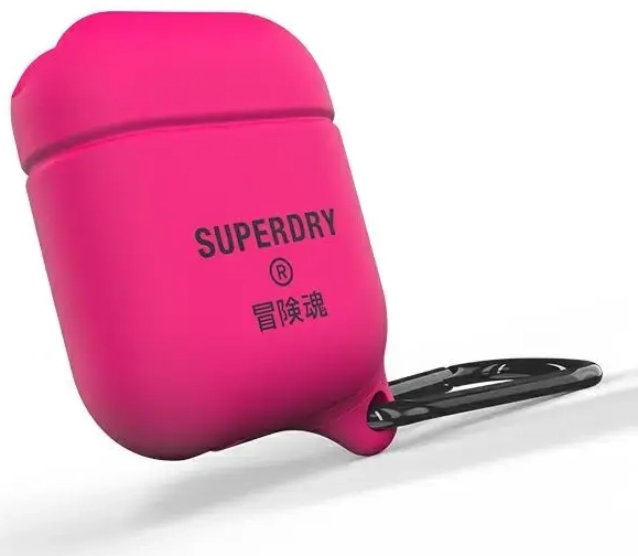 SuperDry AirPods Cover Waterproof różowy |pink