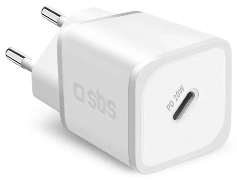 GaN baterijas lādētājs | 20W | PD | GaN | USB-C | balts