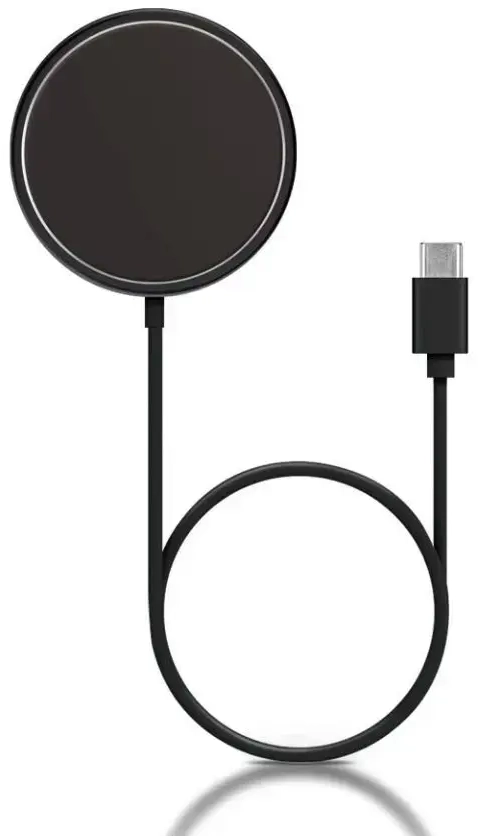BMW bezvadu lādētājs | Qi | Saderīgs ar MagSafe | 15W | melns