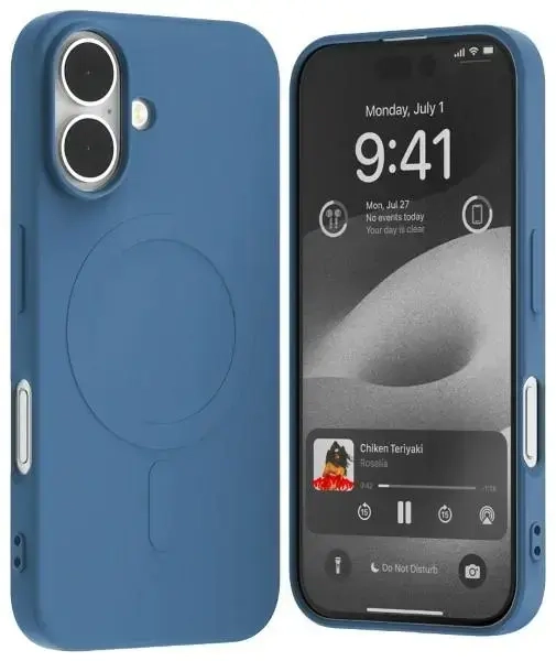 Mercury MagSafe Semi-Silicone iPhone 16 6,1" niebieski |blue