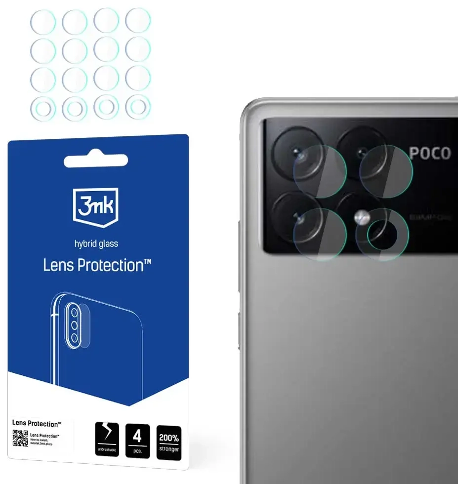 Poco X6 Pro 5G - 3mk Lens Protection™ screen protector