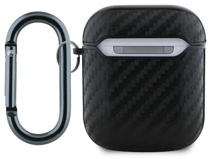 „Red Bull PU Carbon“ dėklas „AirPods 1|2“, juodas