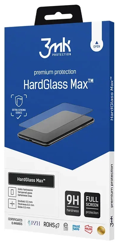 Huawei P40 Pro + 5G Black - 3mk HardGlass Max™ screen protector