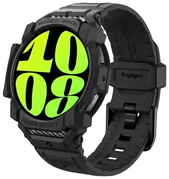 Spigen Rugged Armor Pro Samsung Watch 7   40mm czarny mat|black matte ACS08336