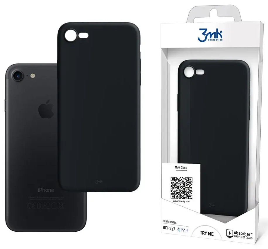 Apple iPhone 7|8|SE 2020 - 3mk Matt Case black